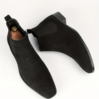 Heren Chelsea Boots – Echt Leer – Elastische Zijkanten – Lage Hak – Comfort Fit