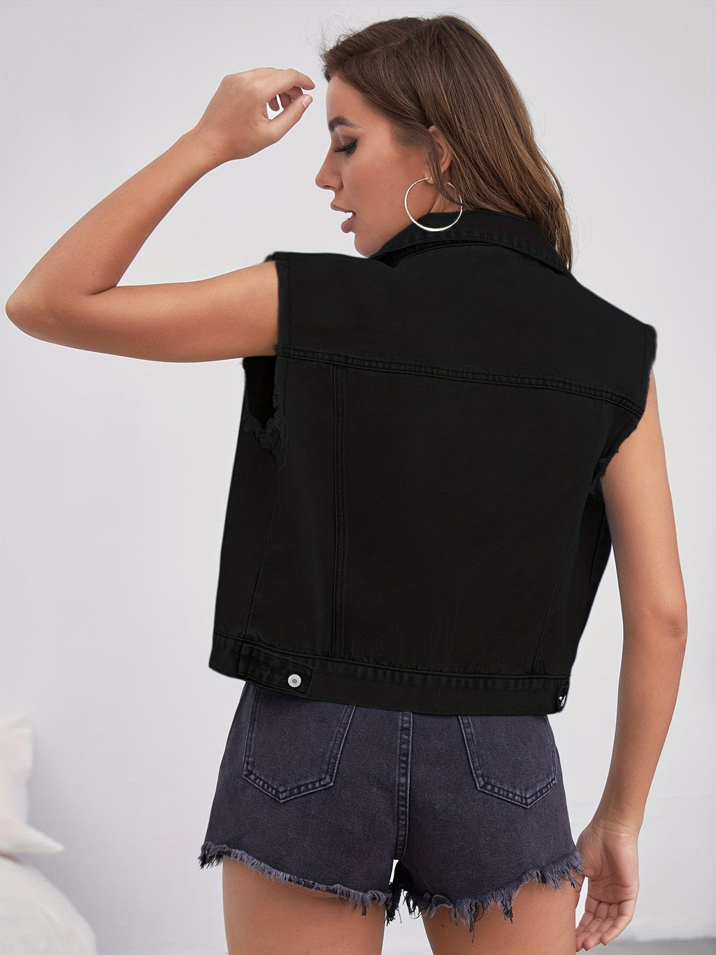 Mouwloze Dames Spijkerjas - Tijdloos, veelzijdig denim-item