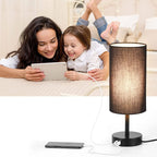 TouchEase - Dimbare Tafellamp met USB-poorten