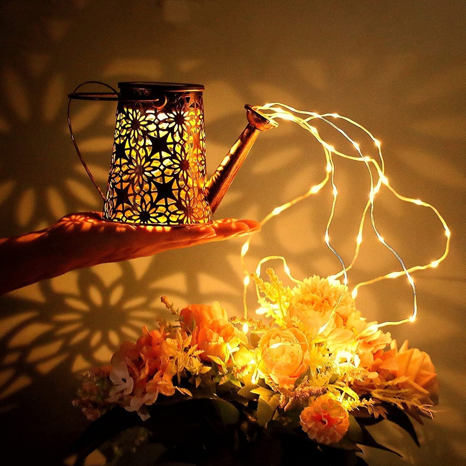 EnchantaCan - Zonne-energie Watering Can met Mystieke Gloed