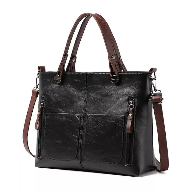 Crossbody tas in leer