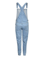 Versleten Verweerd Gewassen Denim Overalls