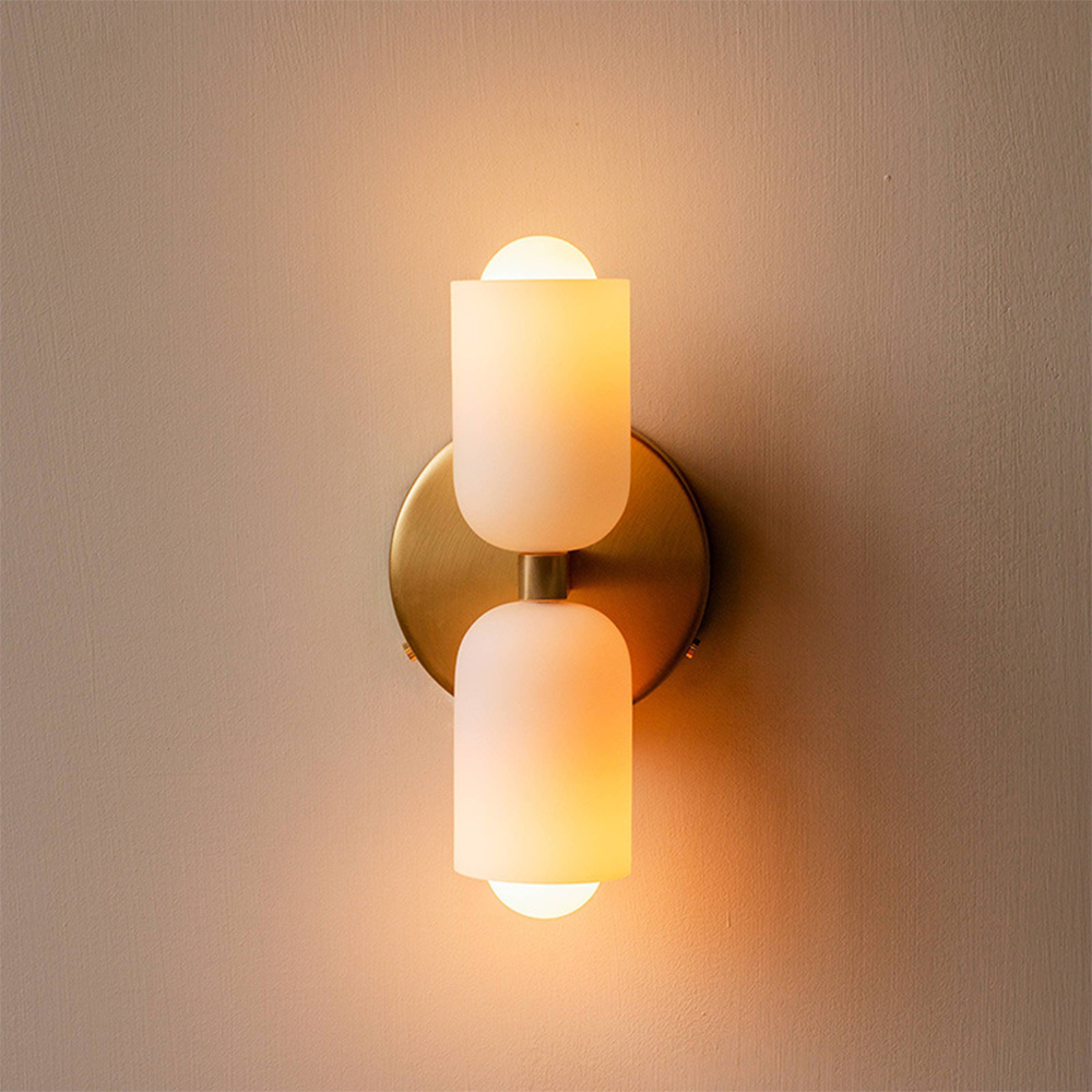 Moderne Dubbele Wandlamp Voor Slaapkamer Met Verstelbare Koppen