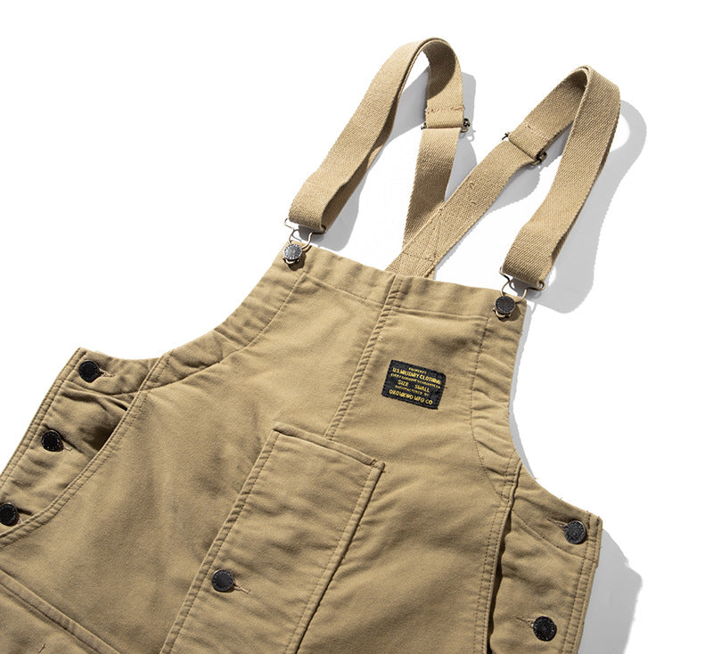 Unisex Moleskin Overalls met Cinch Koord