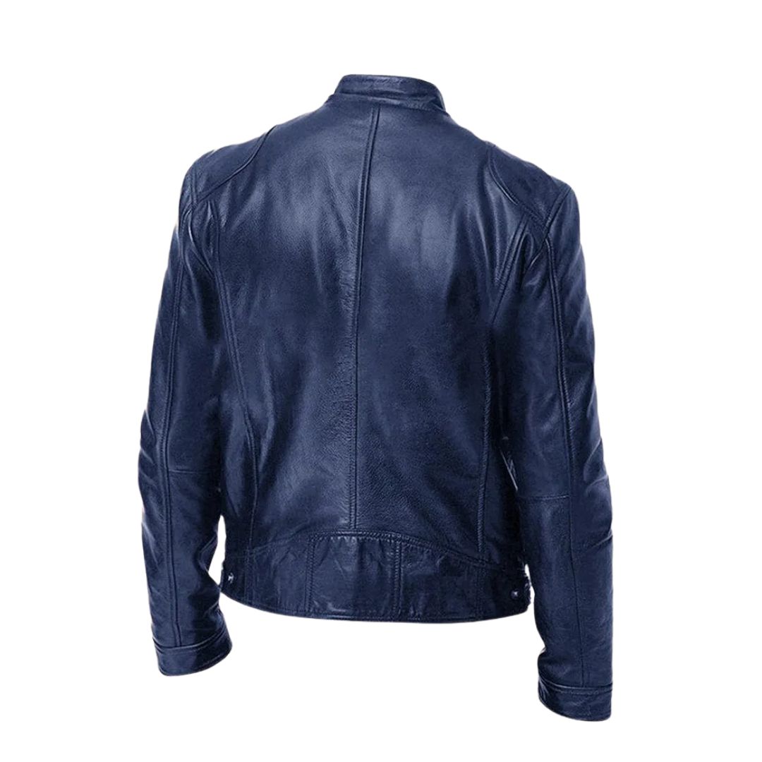 Leren Jack Casual Stoer Tijdloos Materiaal Leer Klassiek