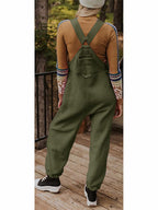 Dames Fleece Thermische Overalls Met Ritszakken