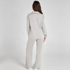 Eulària - Luxe Loungewear Set met Comfy Broek en V-hals