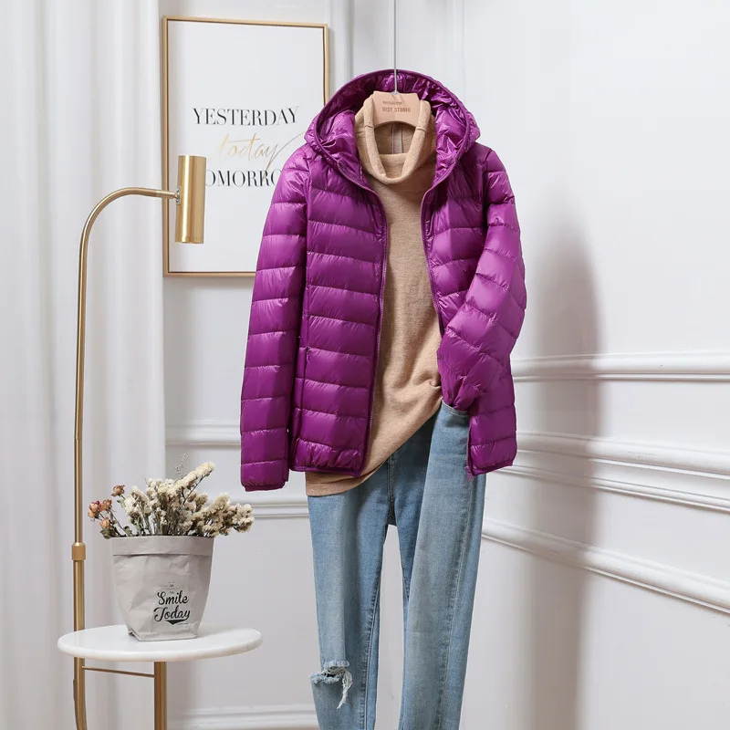 Chāme - Dames Puffer Jacket - Lichtgewicht en met Kap