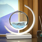 Quicksand Tafellamp Met Draaibaar Dynamisch 3D Zand En Zacht LED Licht Voor Sfeervolle Huisdecoratie En Oogbescherming