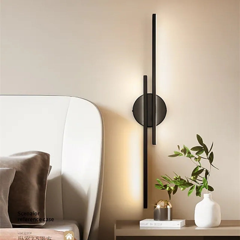 ZenithLicht - Moderne LED-wandlamp Twin Linear