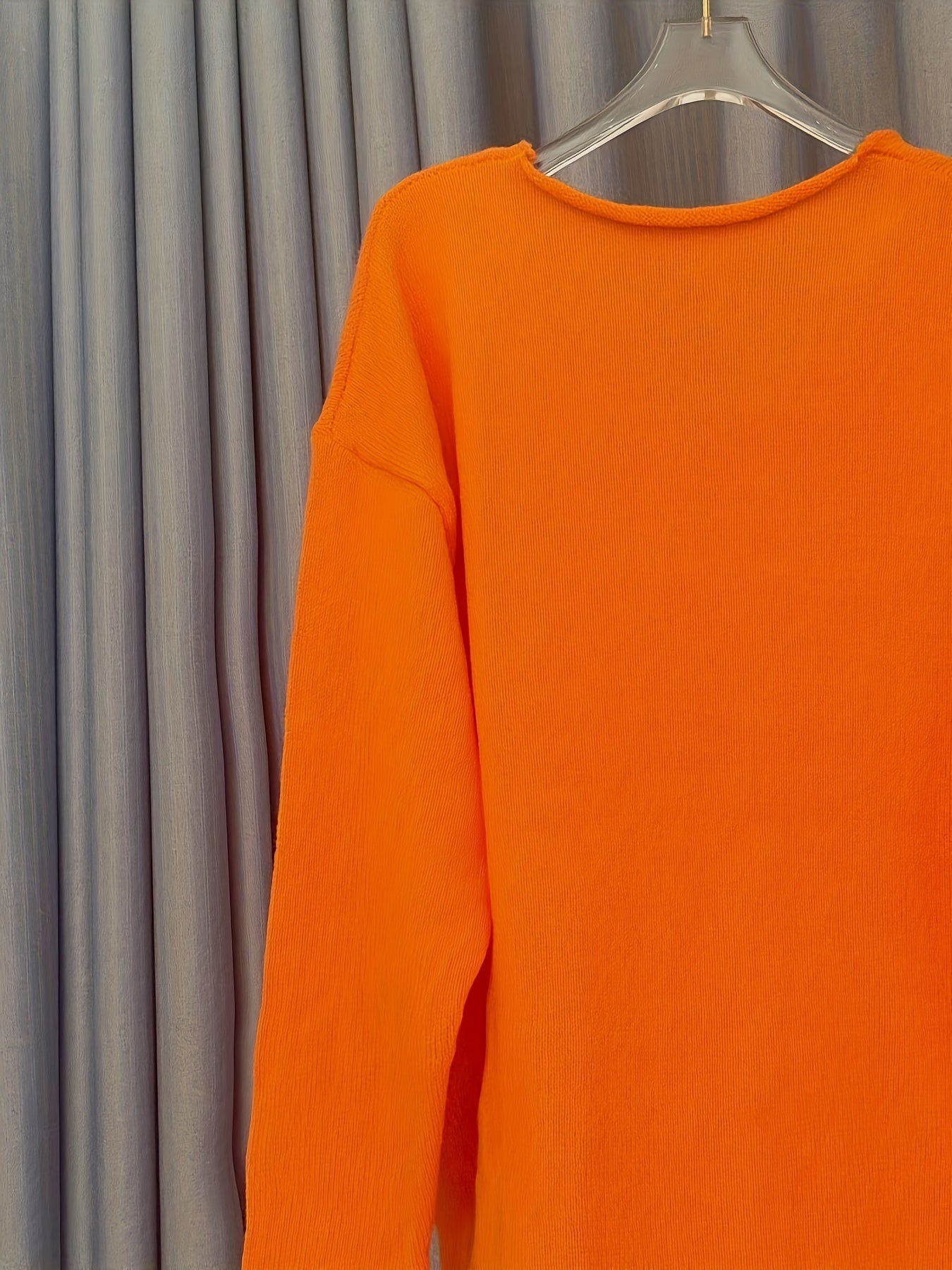 Dames Trui / Pullover Grote Maten - V-hals en oversized pasvorm