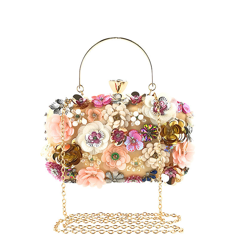 De Fiona Clutch Bag Vegan Leren Kleine Schoudertas met Gouden Hardware