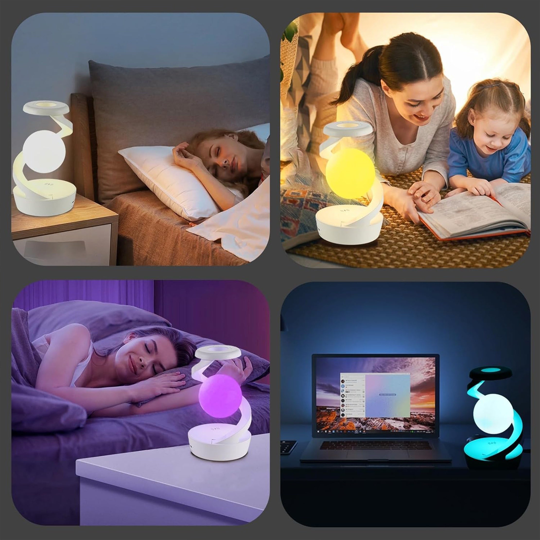 SmartGlow - Draadloze Meerkleurige RGB LED-Bureaulamp