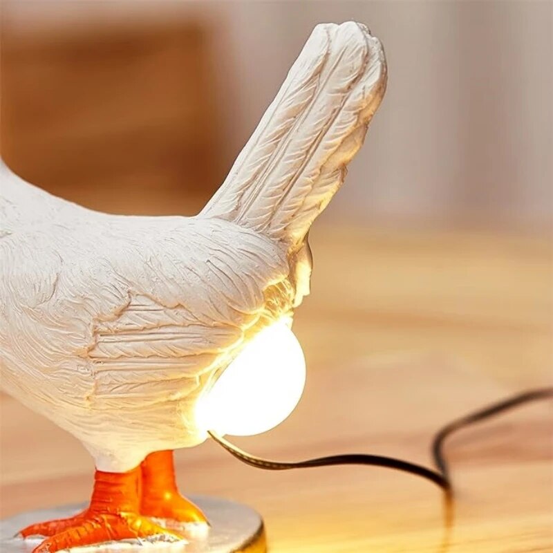 ChickenLamp Grappige Tafellamp In De Vorm Van Een Kip LED Nachtlamp Voor Sfeervolle Decoratie En Origineel Cadeau