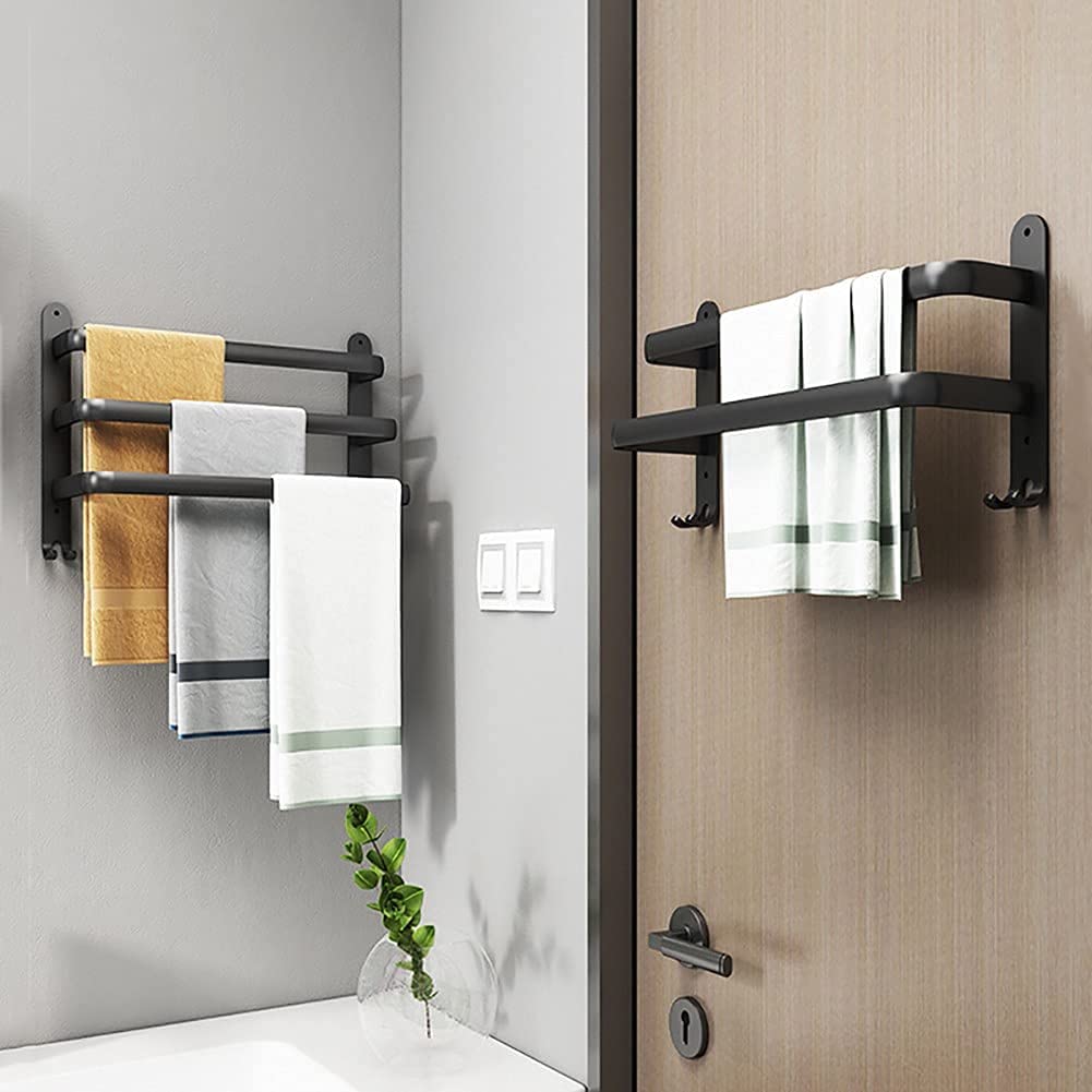 Badkamer Opbergplank Wandgemonteerd Handdoekhouder Slim