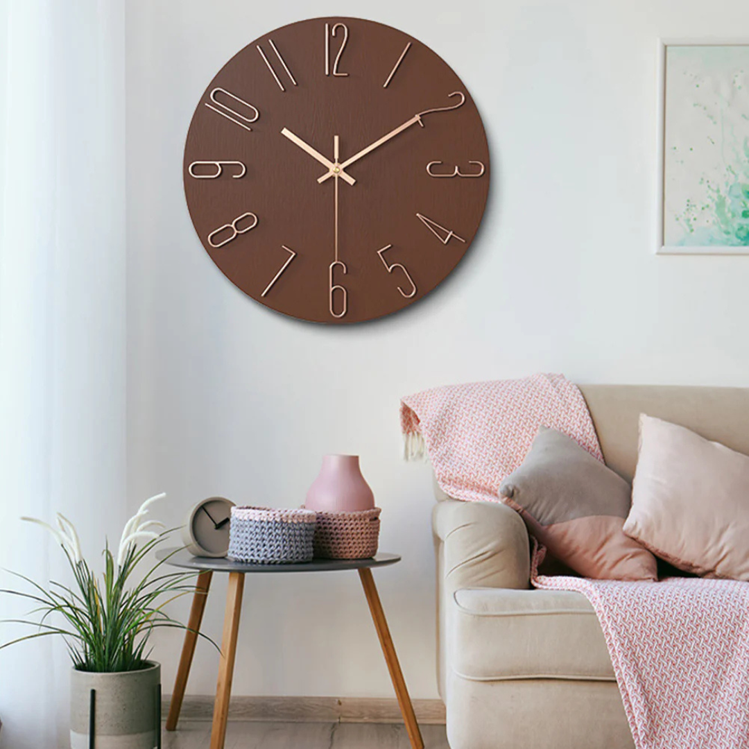 Noble - Moderne Wandklok Voor De Woonkamer
