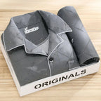Pyjama set met Overhemd en Knoopsluiting