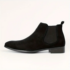 Heren Chelsea Boots – Echt Leer – Elastische Zijkanten – Lage Hak – Comfort Fit