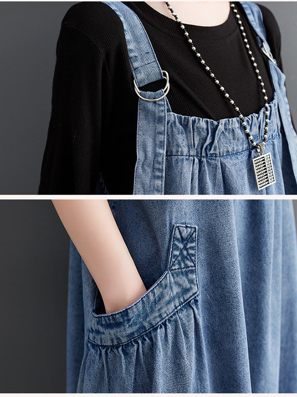 Losse Denim Draagjurk