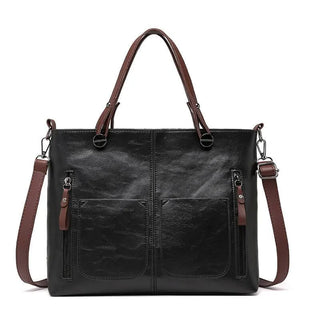 Crossbody tas in leer