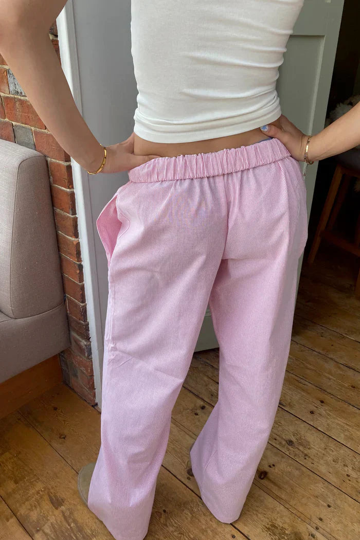 Ontspannen Gestreepte Broek | Katoen | Comfort & Stijl