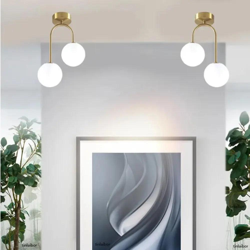 Nordic Style - Stijlvolle LED Plafondlamp