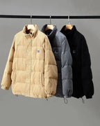 Winterjas Vintage Donkerbruin Wol Warm Functioneel Stijlvol