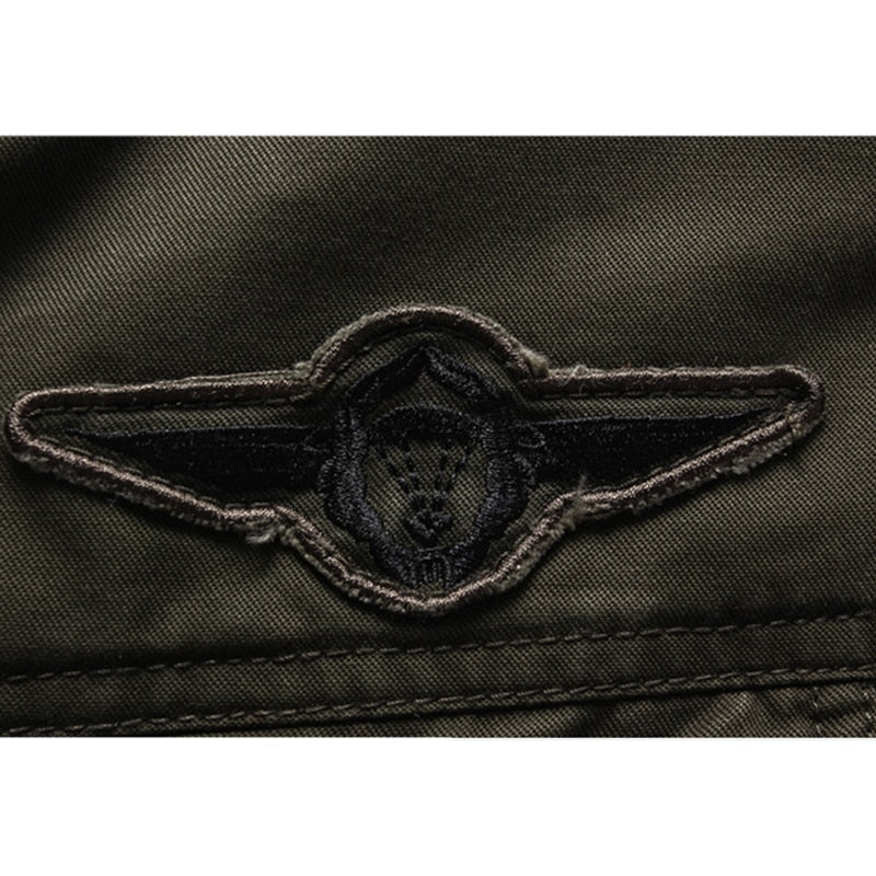 Jas Heren Militair Stijl Staande Kraag Duurzame Stof Warmte