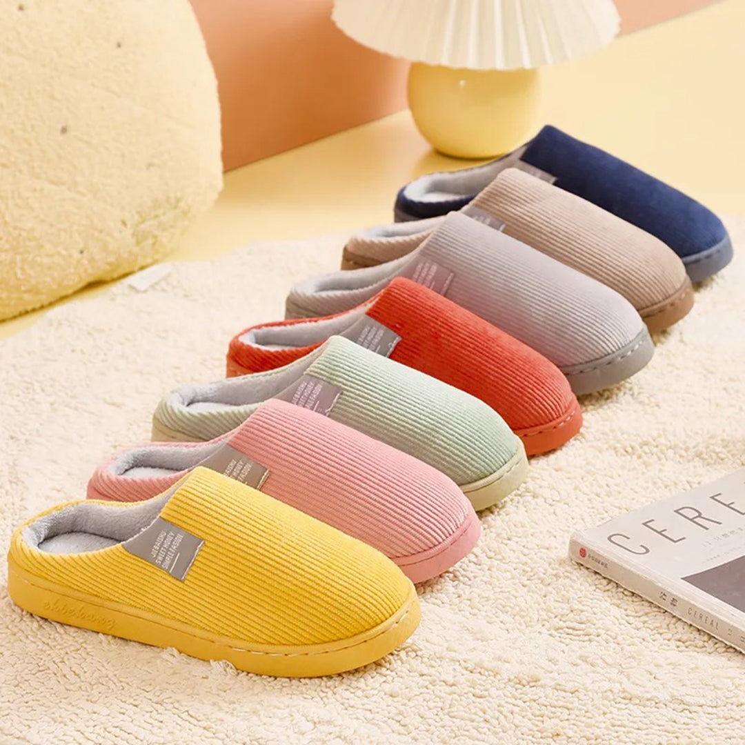 Instap Pantoffels Dames Met Warme Zachte Voering Binnen - Sloffen - Pantoffels