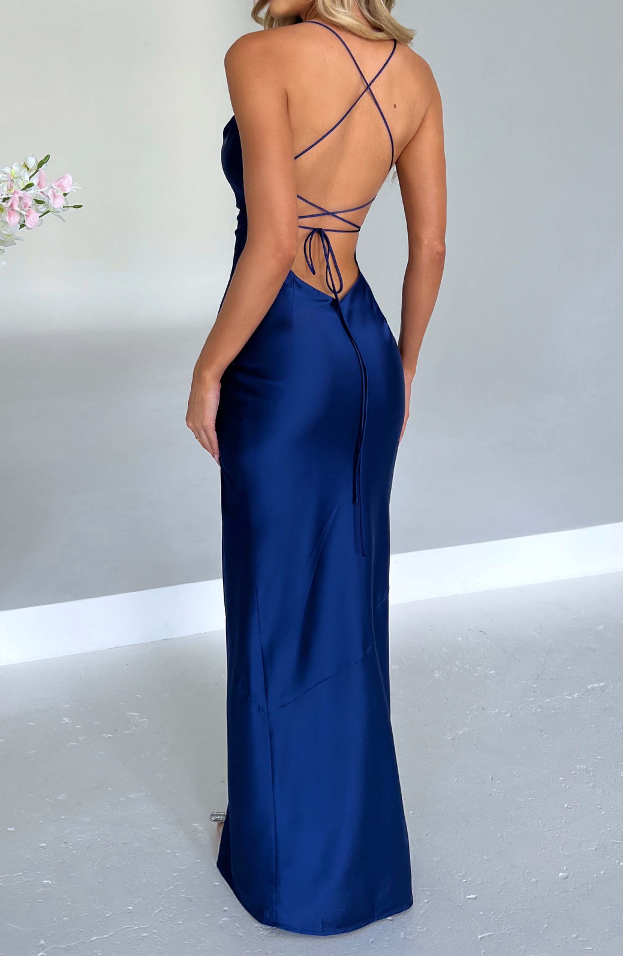 Amira Maxi-jurk - Marineblauw 2