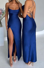 Amira Maxi-jurk - Marineblauw 3