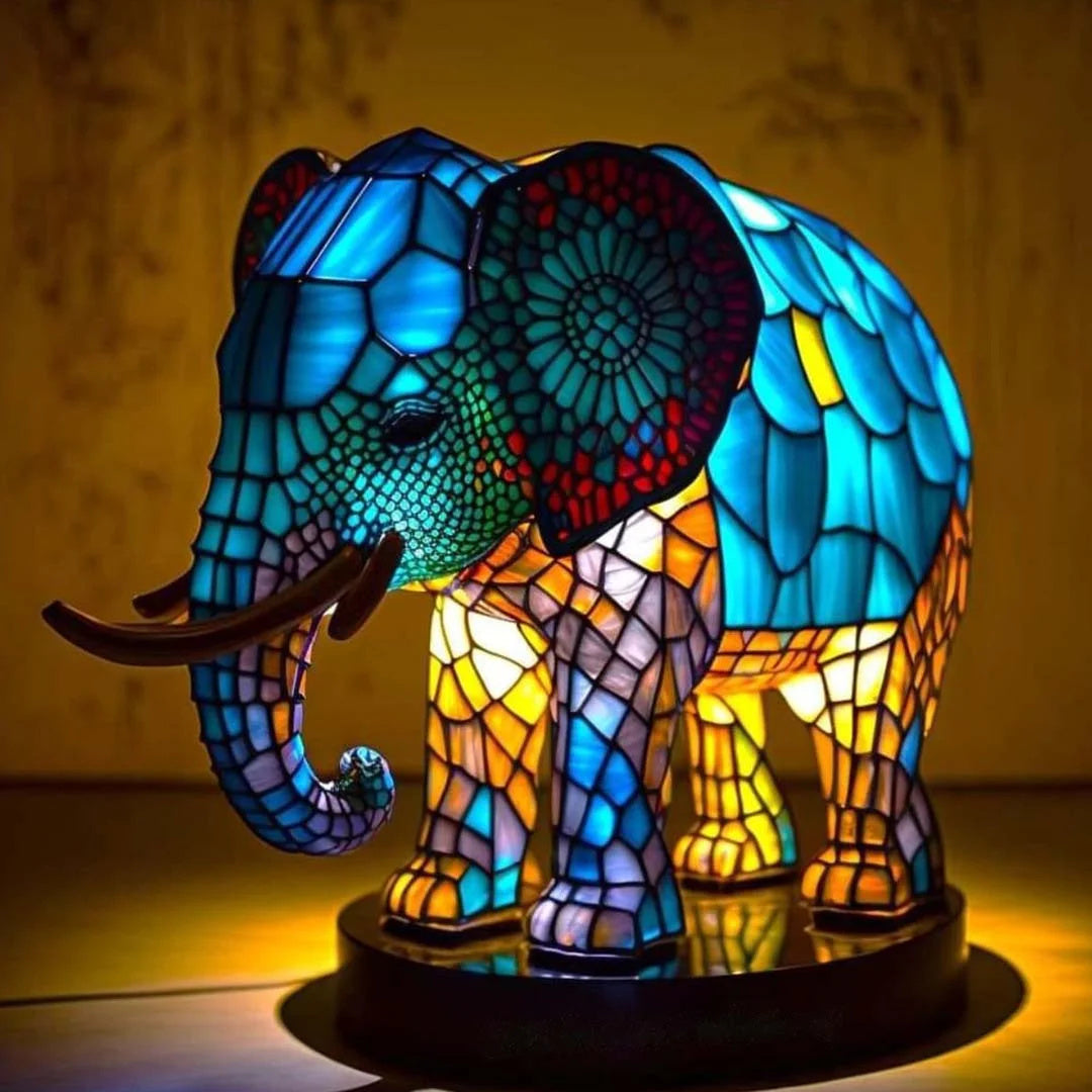 Animals Stained Glass - Kleurrijke Dieren Decoratie voor in Huis-6