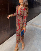 Arielle - Boho Luxe Wikkeljurk Casual Chic Blend 6