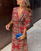 Arielle - Boho Luxe Wikkeljurk Casual Chic Blend 7