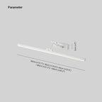Edge Minimalistische LED Wandlamp Zwart/Wit Badkamer Binnen Metaal-6