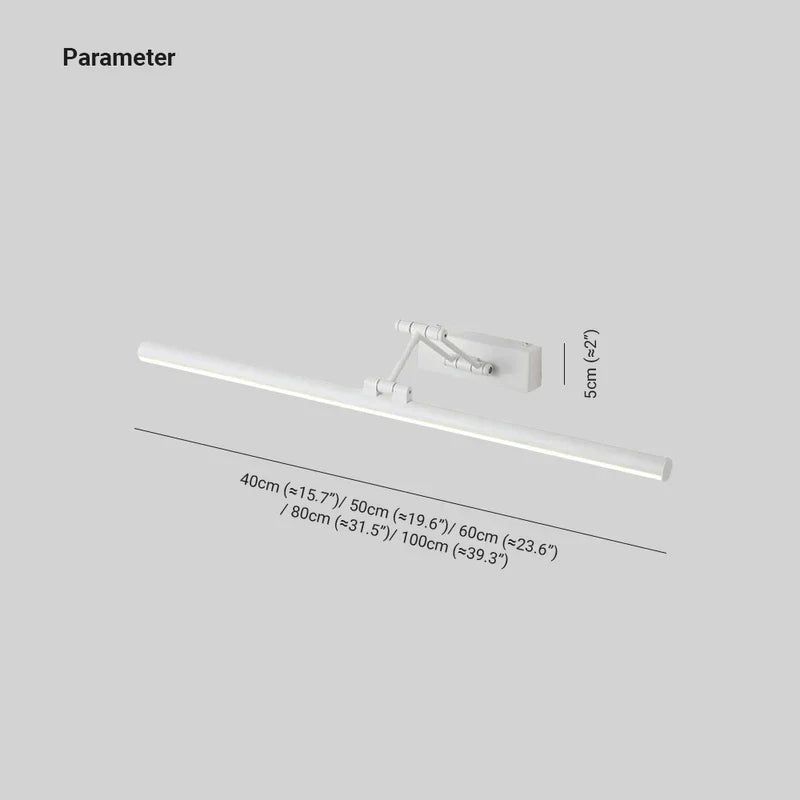Edge Minimalistische LED Wandlamp Zwart/Wit Badkamer Binnen Metaal-6