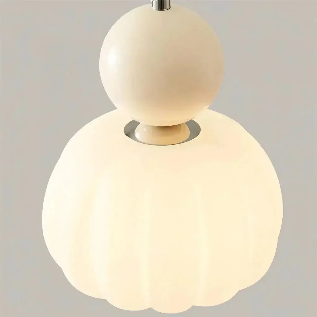 Hanglamp Metaal Crème Sfeerverlichting Voor Moderne Ruimtes