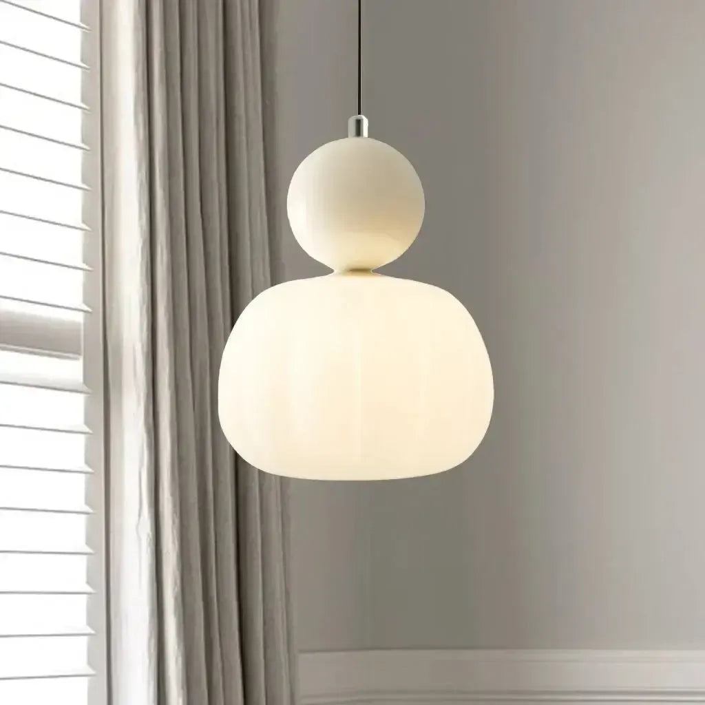 Hanglamp Metaal Crème Sfeerverlichting Voor Moderne Ruimtes