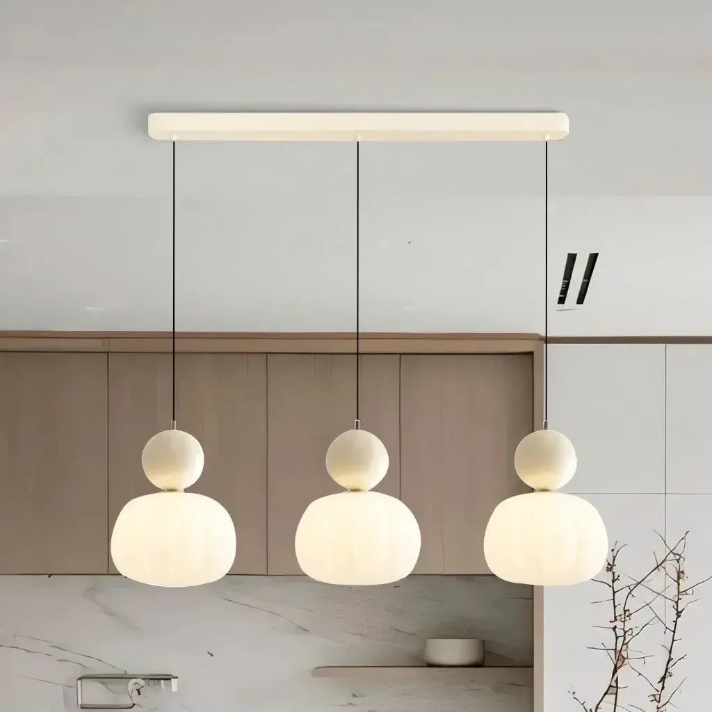 Hanglamp Metaal Crème Sfeerverlichting Voor Moderne Ruimtes