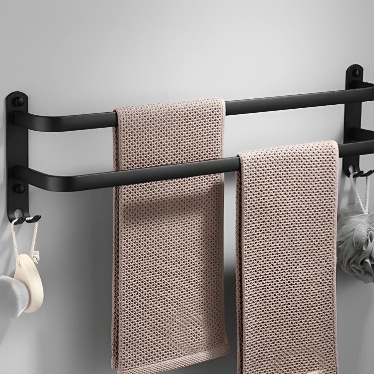 Badkamer Opbergplank Wandgemonteerd Handdoekhouder Slim