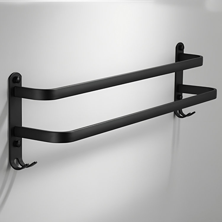 Badkamer Opbergplank Wandgemonteerd Handdoekhouder Slim