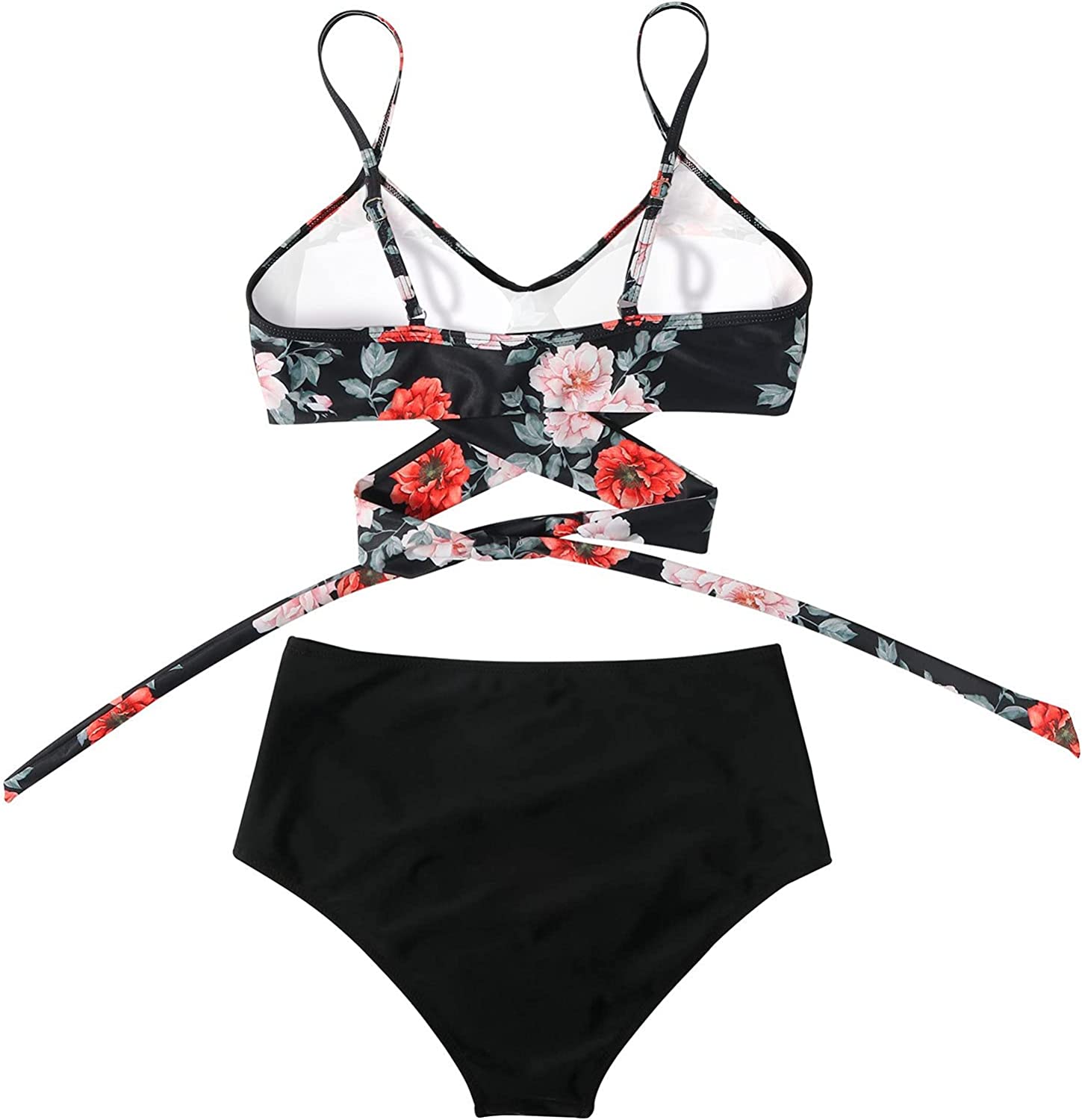 Belle High Waisted Kleurrijke Damesbikini Comfortabele Zomerbikini Met Stretchmateriaal En Verstelbare Pasvorm