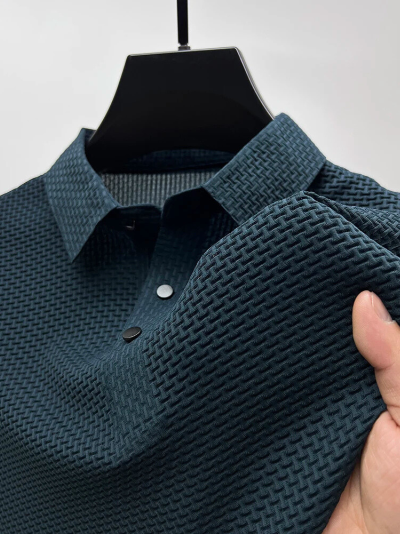 Variant image for Heren Polo Blauw M Katoen Slanke Pasvorm-31