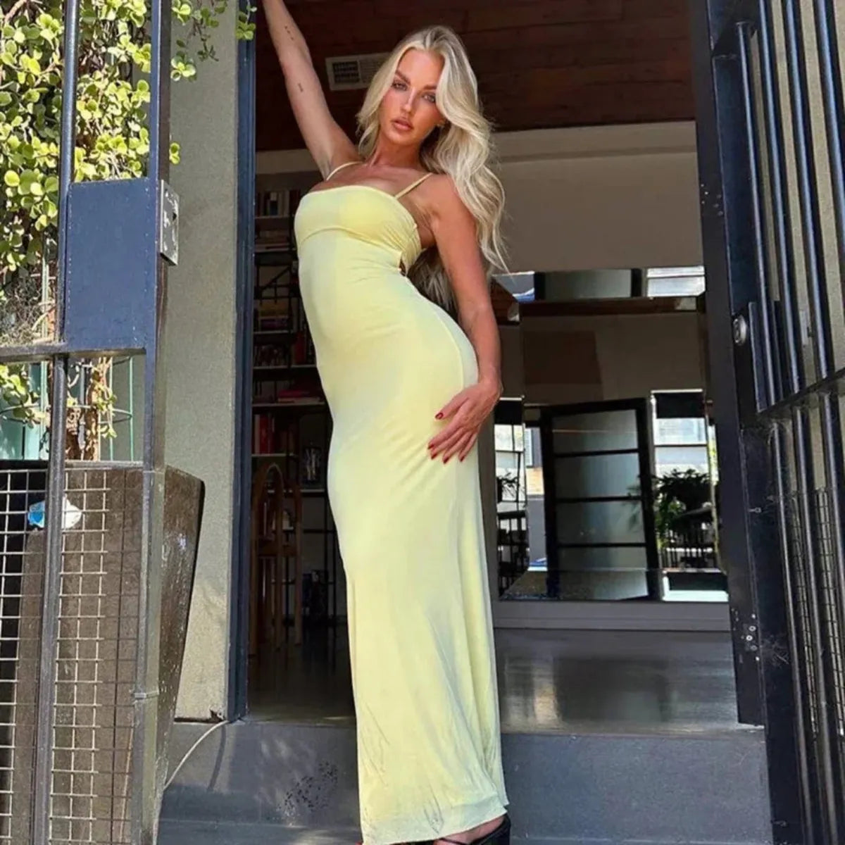 Bodycon maxi-jurk 5