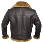 Bomberjack Van Schapenwol Met Shearling En Riemen En Kraag - Winterjas Heren