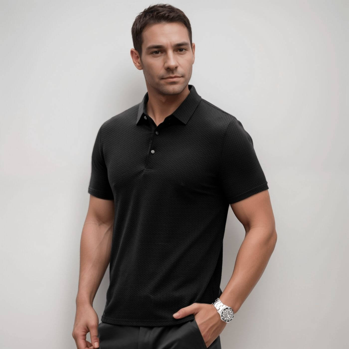 Ademend Polo Shirt in Premium Kwaliteit voor Mannen