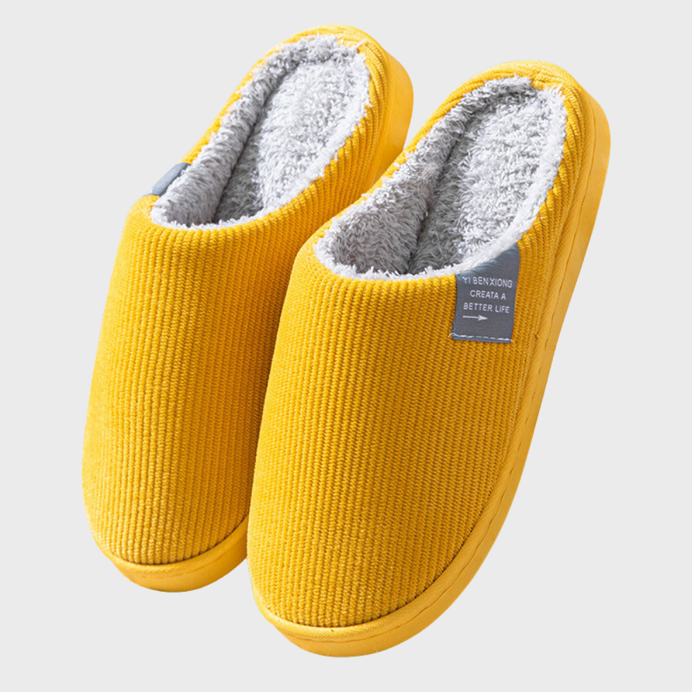Pantoffels Zachte Stoffen Warme Voering Voor Thuisgebruik - Sloffen - Pantoffels