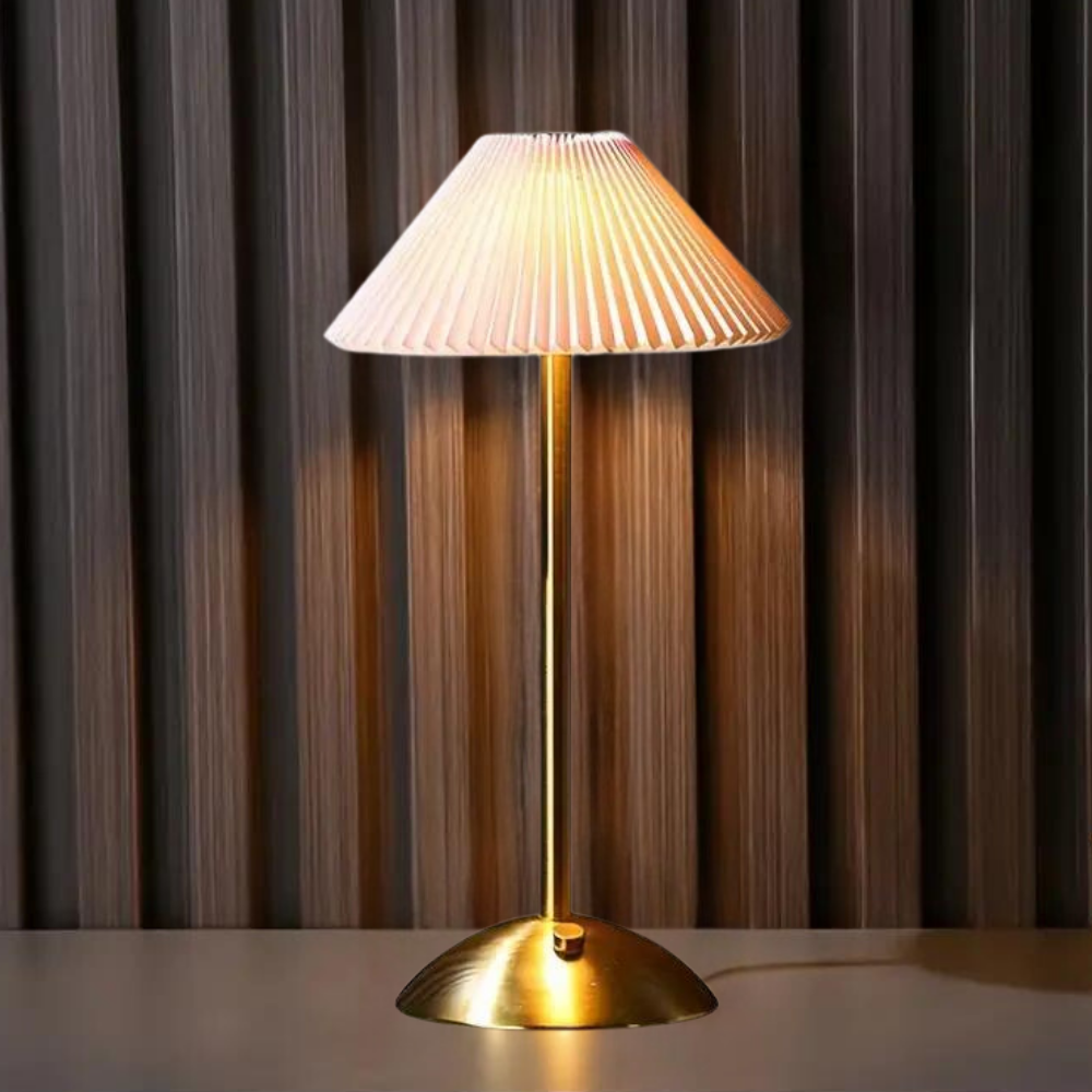 GloNova I Draadloze Tafellamp met Touchbediening – Modern Zwart Design voor Thuis
