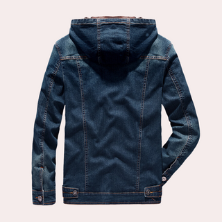 Stijlvolle Denim Jas Voor Heren In Casual Stijl Met Relaxte Pasvorm En Tijdloos Ontwerp