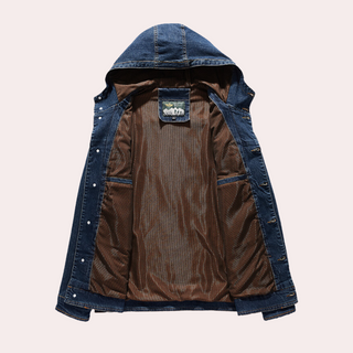Stijlvolle Denim Jas Voor Heren In Casual Stijl Met Relaxte Pasvorm En Tijdloos Ontwerp